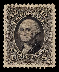 12c Washington enkele, 1861