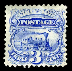 3c Stoomlocomotief heruitgave, 1875
