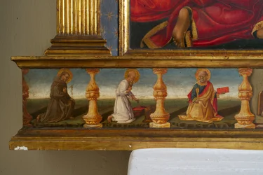 Detail uit de Kroning van de Maagd