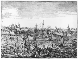 Zicht op Rotterdam