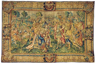 Historisch wandtapijt, eerste kwart van de 17e eeuw