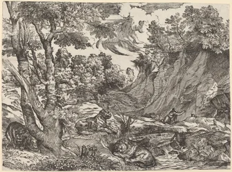 Sint Hiëronymus in de Wildernis