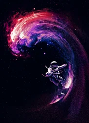Astronaut Cosmic Surf