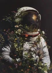 Bloeiende Astronaut