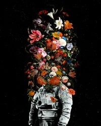 Bloeiende Astronaut