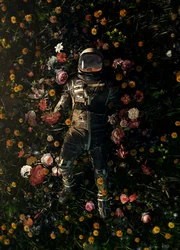 Kosmische bloemendroom