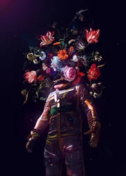 Kosmische Tuinastronaut