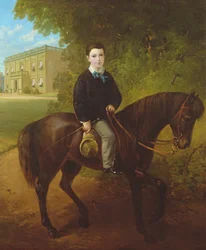 Portret van Meester George Holmes, 1860