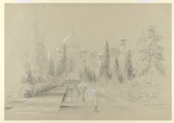 De Taj Mahal, Agra, 24 januari 1870