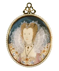 Miniatuur van een onbekende dame