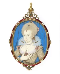 Nr. 3855 Anne van Denemarken (1574-1619) vrouw van koning James I van Engeland, ca. 1610