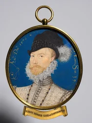 Portret van Charles Howard, 2e Baron Howard van Effingham, later 1e Graaf van Nottingham, 1576