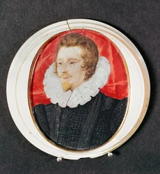 Portret van een heer met baard en kraag, ca. 1590