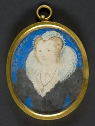 Portret van een Engelse dame