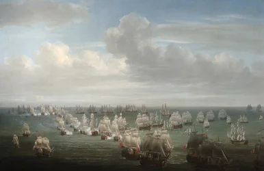 De slag bij Trafalgar