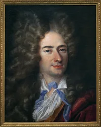 Portret van Jean de La Bruyere (Labruyere) (1645-1696), schrijver moralist. Schilderij toegeschreven aan Nicolas de Largilliere (1656-1746). Olieverf op doek, circa 1690. Museum voor Schone Kunsten in Quimper