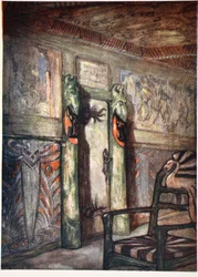 Kamer door Munthe in Holmencollen, 1905