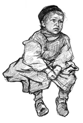 Op de muur, Volendam, 1898