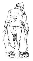 Studie van een Nederlandse schipper, 1898