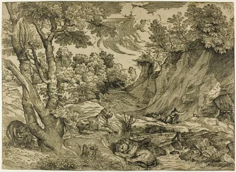 Sint Hiëronymus in de Wildernis