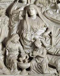 De geboorte (detail)