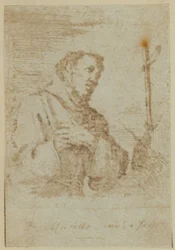 Franciscus. Van een zogenaamd unieke ets van Murillo.