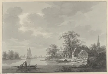 Het dorp Capelle aan de IJssel
