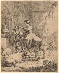 De rust voor de herberg