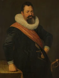 Portret van Jochem Hendricksz Swartenhont (1566-1627)