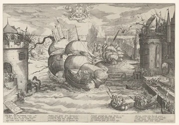 Inname van Damiate en het overzeilen van de ketting, 1219