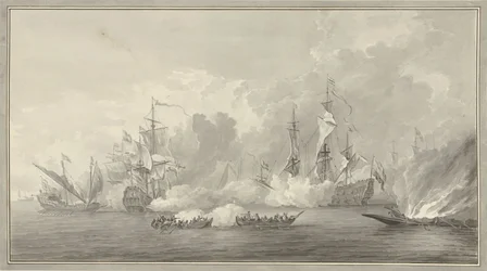Zeeslag, mogelijk bij Kijkduin op 21 augustus 1673