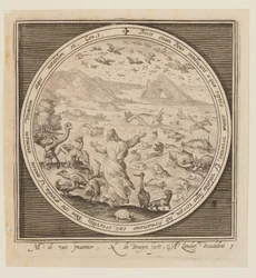 Vijfde dag: De schepping van vogels en vissen, van de schepping tot de verdrijving uit het paradijs