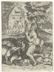 Verloren zoon als varkenshoeder (serie titel: Verhaal van de verloren zoon)