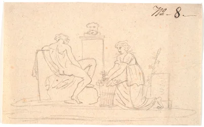 Scène met twee figuren