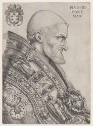 Portret van Paus Pius IV, midden 16e eeuw