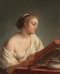 Vrouw die leest