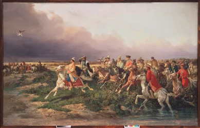 De valkenjacht van tsaar Alexis I