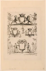 Ontwerp voor Wapen, uit "Livre de Cartouches"