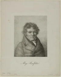 Portret van Alois Senefelder