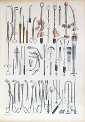 Chirurgische instrumenten voor amandeloperaties, plaat uit 