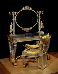 Tafel en toiletstoel van de Hertogin van Berry