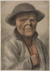 Portret van een oude man