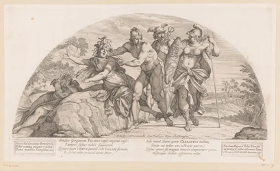 Perseus onthoofdt Medusa