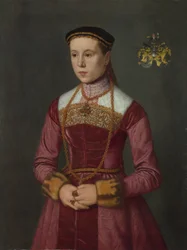 Portret van een jonge dame