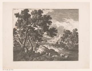 Landschap met herders