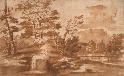 Landschap (recto)