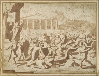 Studie voor de Ontvoering van de Sabijnse Vrouwen, c.1633