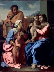 De Heilige Familie met Johannes de Doper en Sint Elisabeth, 1644-1655