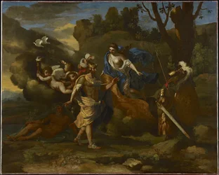 Venus, Moeder van Aeneas, Geeft hem Wapens Gesmeed door Vulcanus, c.1635
