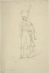 Staande huzaar
